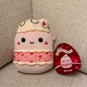 Brinya Squishmallow 5” Valentine’s Day Cake - NWT
